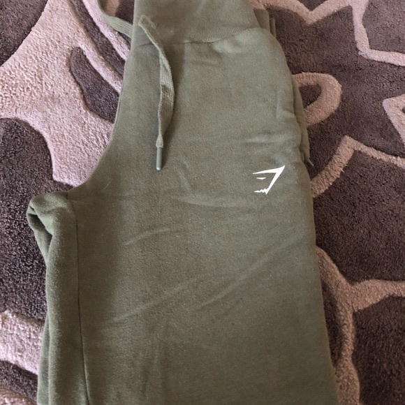 COPY - Gymshark high waist olive green joggers - Picture 2 of 2